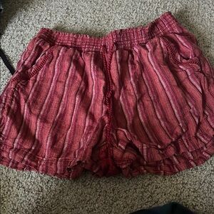 Briggs New York High Waist Red Shorts